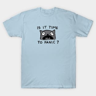 FUNNY INTROVERT PANIC CAT T-Shirt